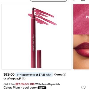 Summer Fridays flushed Lip stain - Plum
